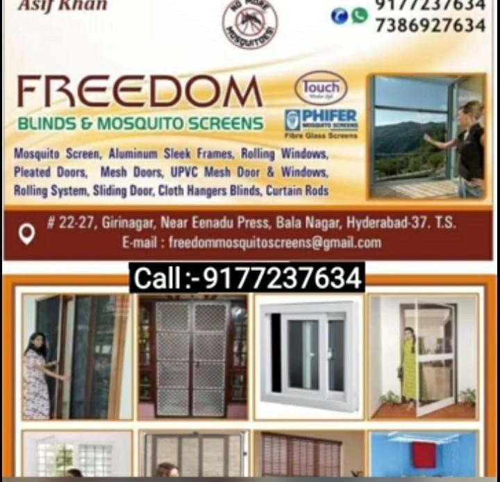 Freedom Blinds Mosquito Screens