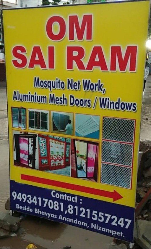 Om Sai Ram Mosquito  Mesh Doors 