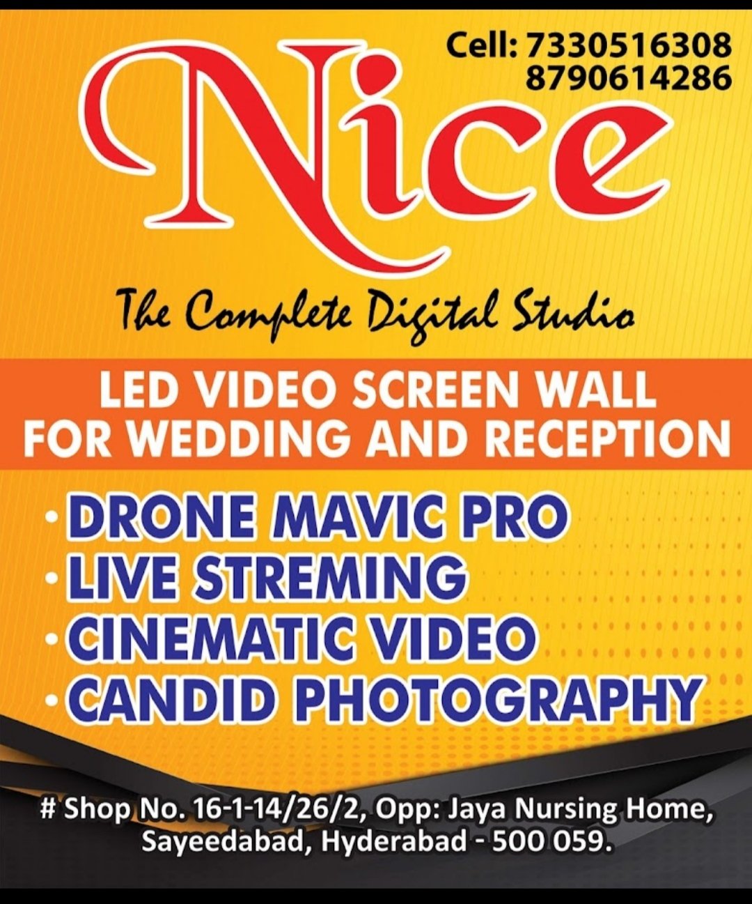 Nice digital photo studio