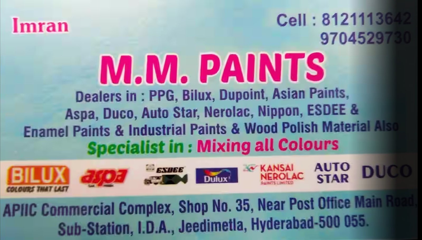 MM paints