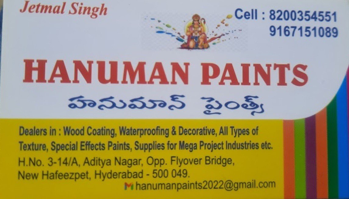 Hanuman paints 