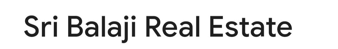 Sri Balaji Real Estates