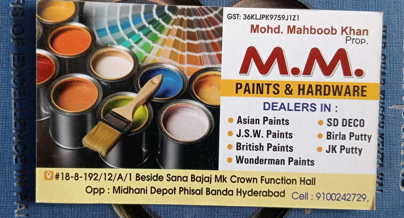 MM Paints hardware