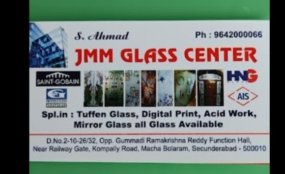 Jmm Glass Center